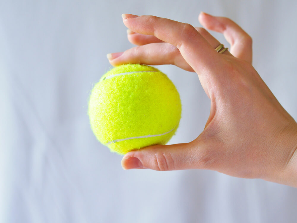 Tennisbälleim Trockner oder Trocknerbälle